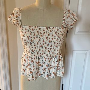 Abercrombie and Fitch peach top